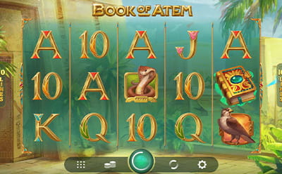 Book of Atem online slot u JackpotCity kazinu