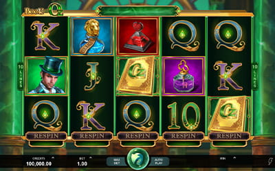 Book of Oz online slot u JackpotCity kazinu