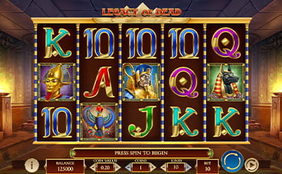 Legacy of Dead online slot u 22Bet kazinu