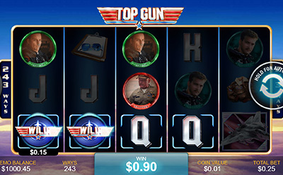 Top Gun slot bonus igra